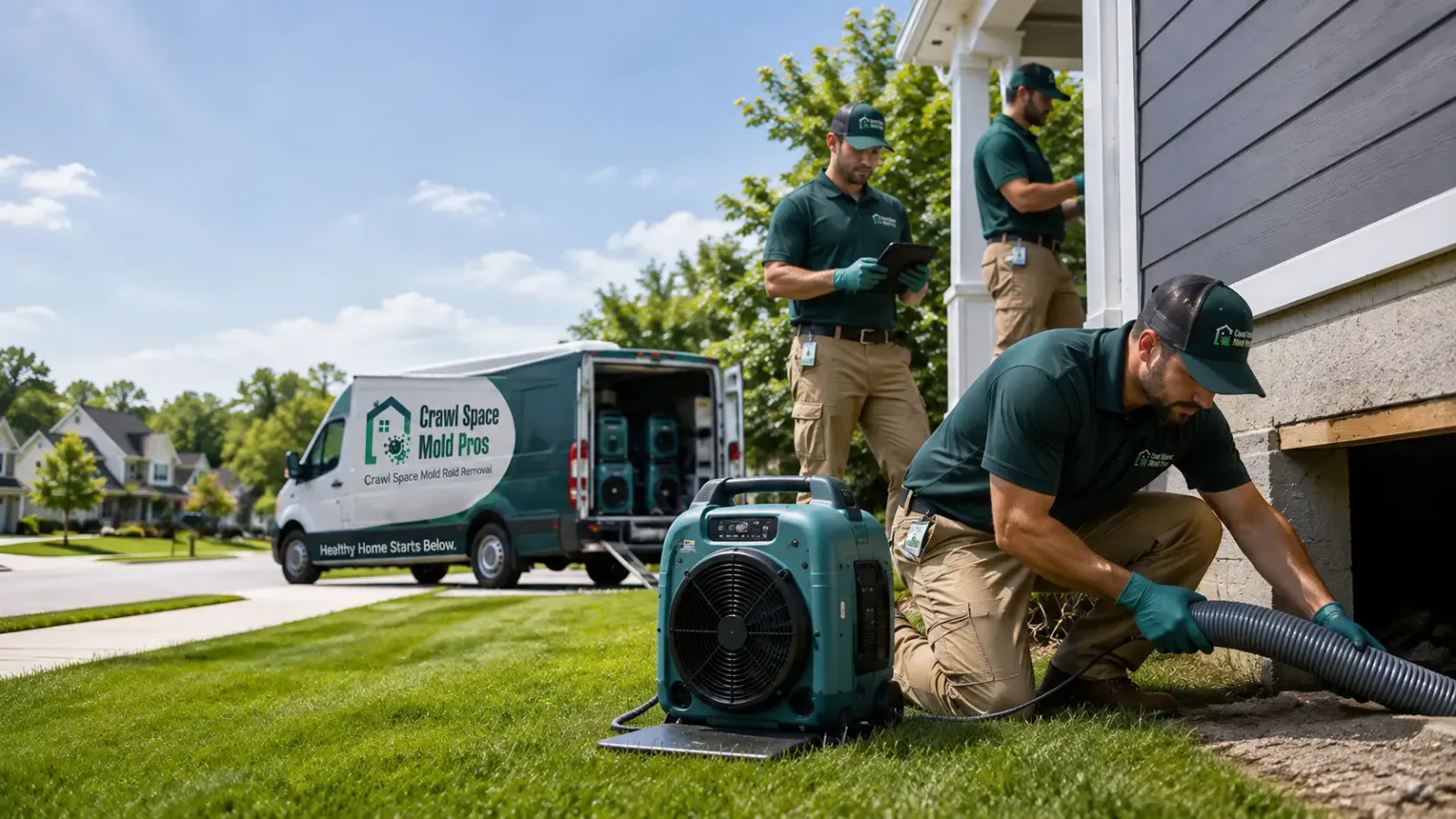 Crawl Space Mold Removal in Scotts Valley, CA